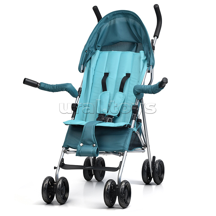 Детская прогулочная коляска-трость Prammy Teal, бирюзовый