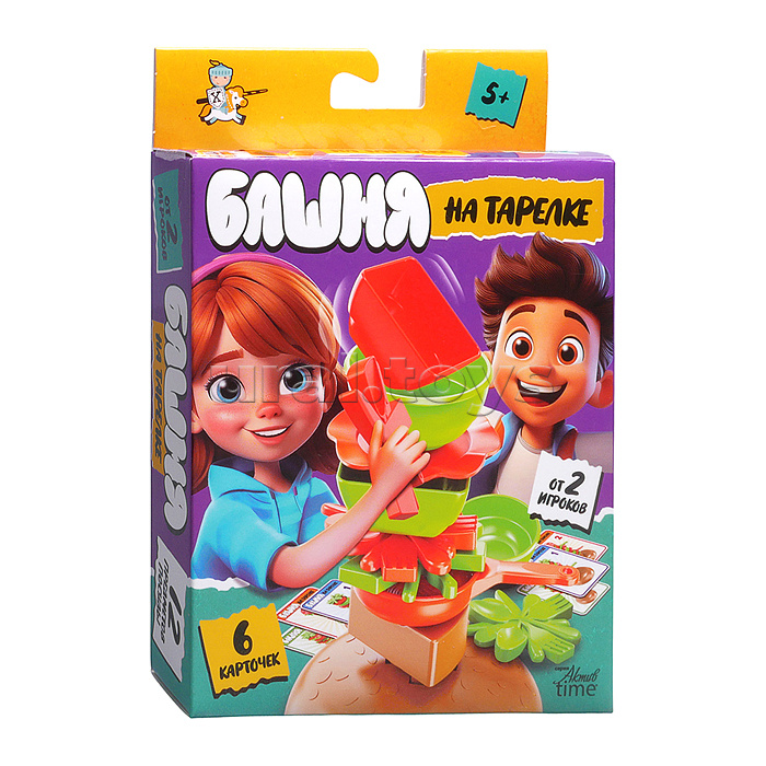 Игра настольная "Башня на тарелке" серия Active time
