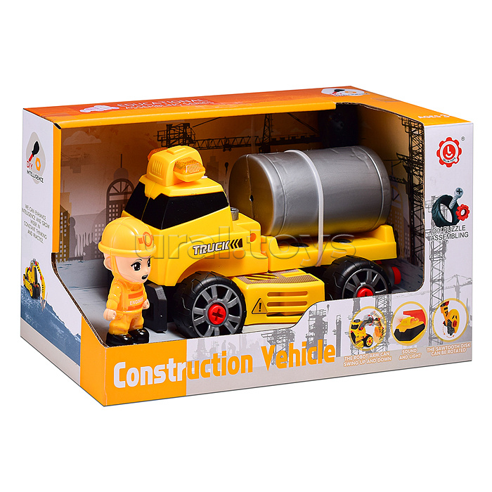 Конструктор-машина с отверткой, в коробке