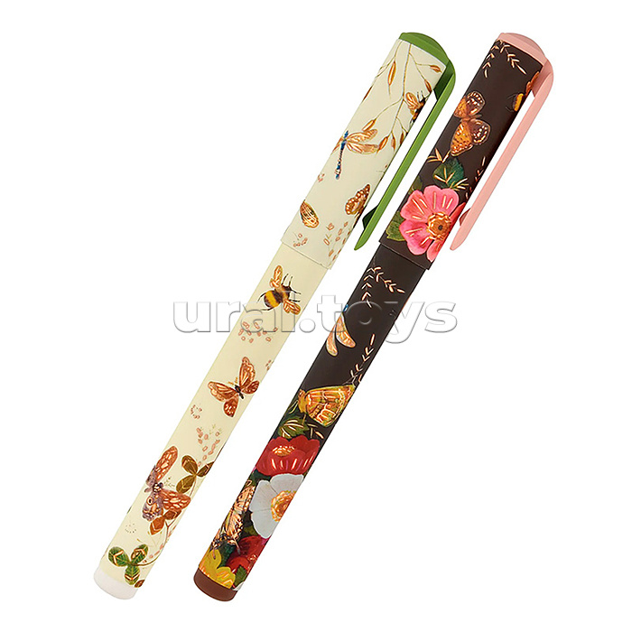 Ручка "Dreamwrite. Fauna. Бабочки" шариковая 0.7 мм, синяя, в подарочной тубе