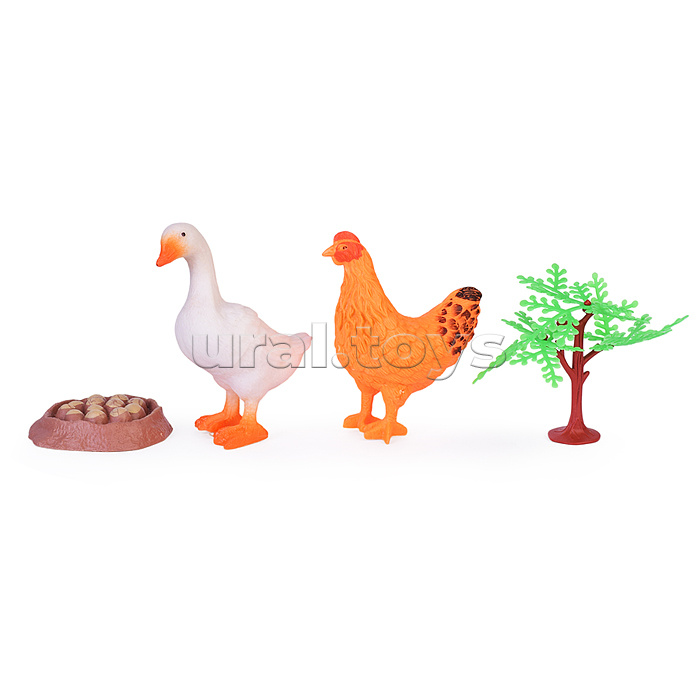 Набор животные "Счастливая ферма" в пакете