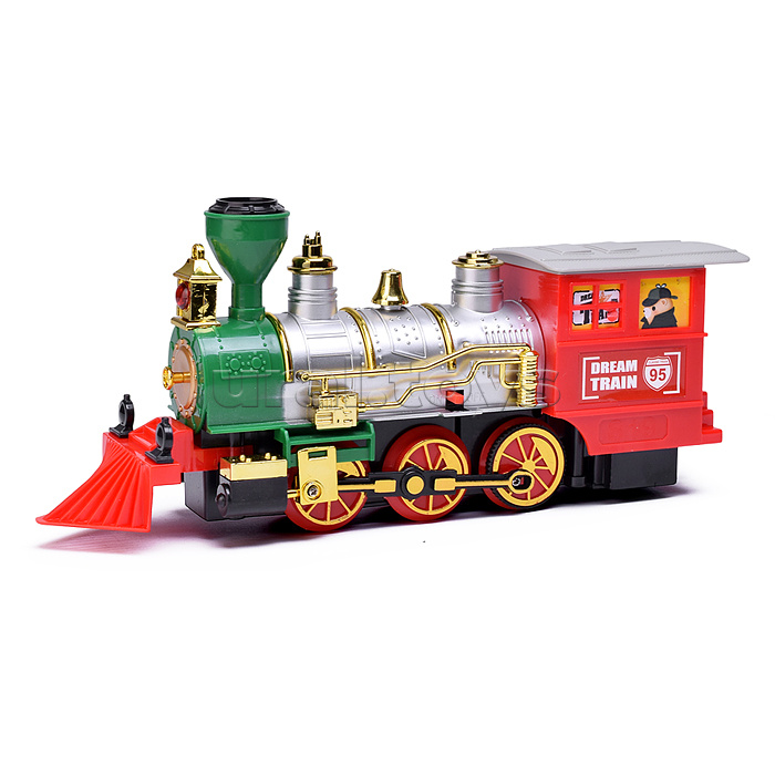 Железная дорога "Весёлый поезд" р/у, 27 MHz, в коробке