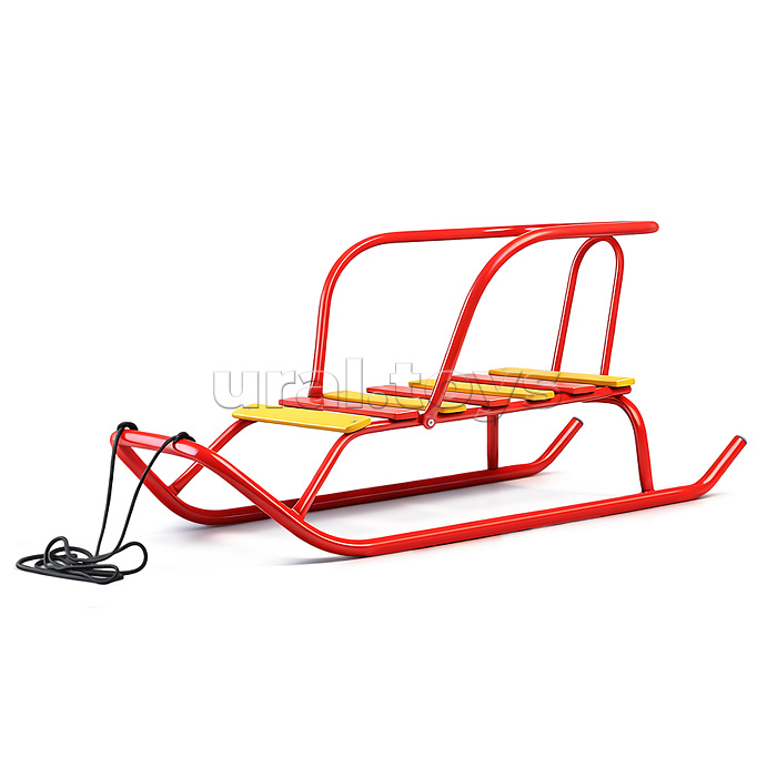 Игрушка. Санки детские "Ветерок 1+" (алый)