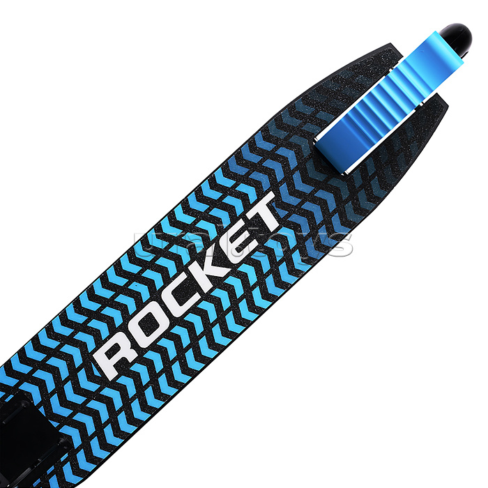 Самокат детский ROCKET, алюминиевый, колеса PU, 145 мм, синий