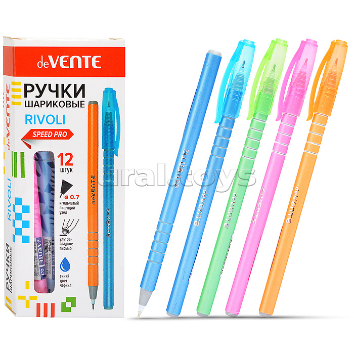 
Ручка шариковая "Rivoli" серия Speed Pro, d=0,7 мм, ультра гладкое письмо, синяя