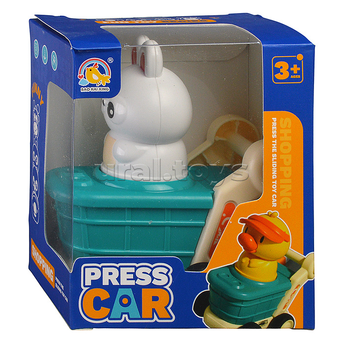 Машина "Веселый зоопарк" в коробке