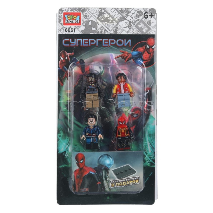 Конструктор фигурки "Супергерои" 4шт Конструктор фигурки "Супергерои" 4шт