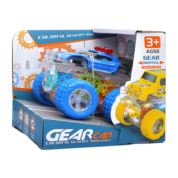 Машина "Полицейский трюк" в коробке