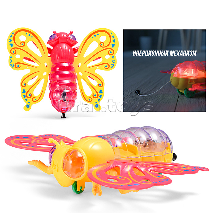 Бабочка "Волшебная бабочка" (свет) в пакете