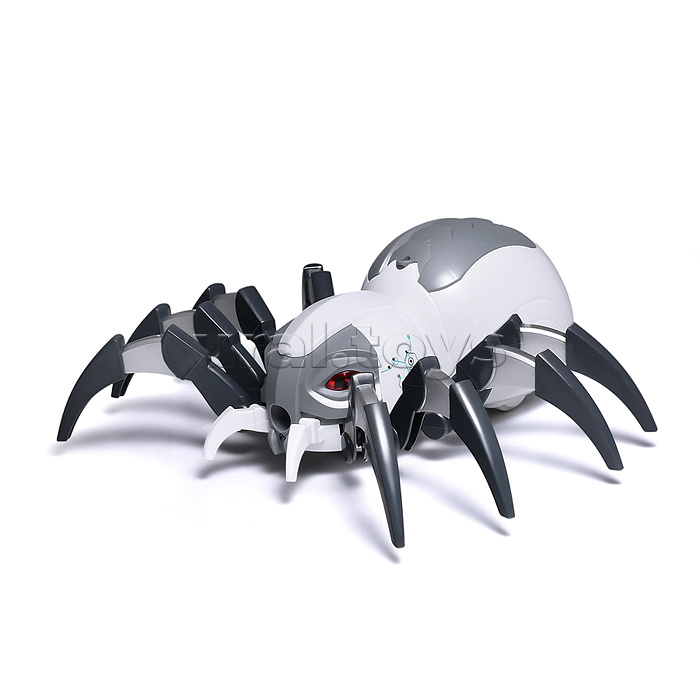 Паук радиоуправляемый, эффект дыма, световые и звуковые эффекты, цвет белый