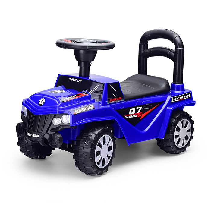 Каталка детская "Super car" (цвет синий)
