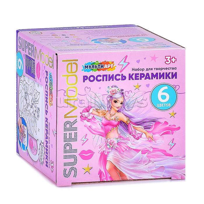 Кружка для росписи "Super Model" (краски, кисточка) Кружка для росписи "Super Model" (краски, кисточка)