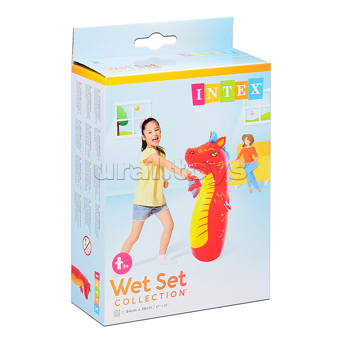 Игрушка для плавания «Зверюшка-неваляшка», от 3-8 лет, микс, 44669NP INTEX