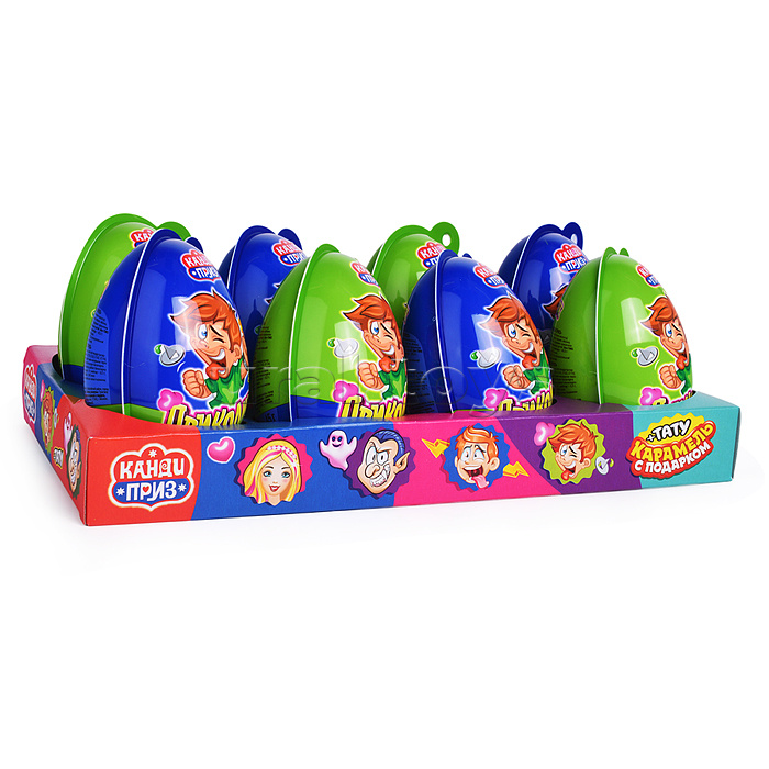 Карамель в наборе с подарком "Канди приз" (Приколисты) 45гр*8шт