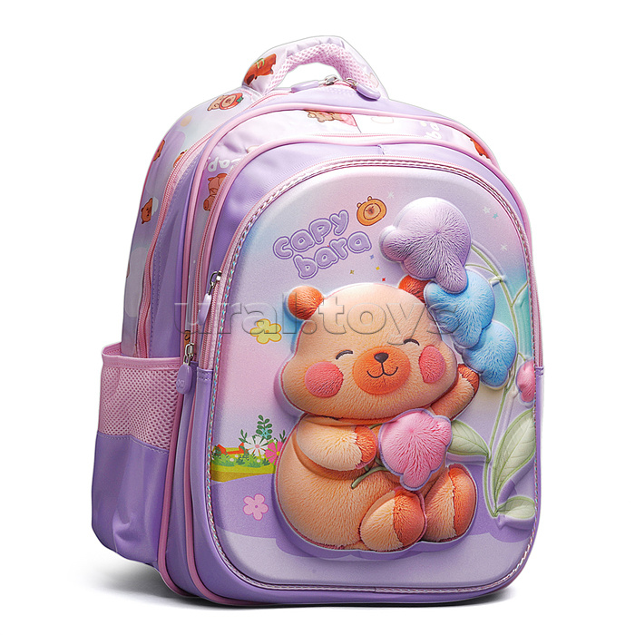 Рюкзак школьный "Робот" 41x30x15 см, 3 отделения, 2 кармана, уплотненная спинка, ОПП-упаковка