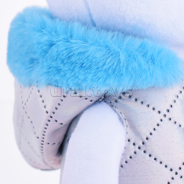 Зайчик Зефир, в жилетке, 25см