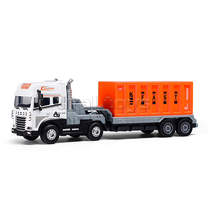 Машина "Мега контейнер" (свет,звук) в крорбке