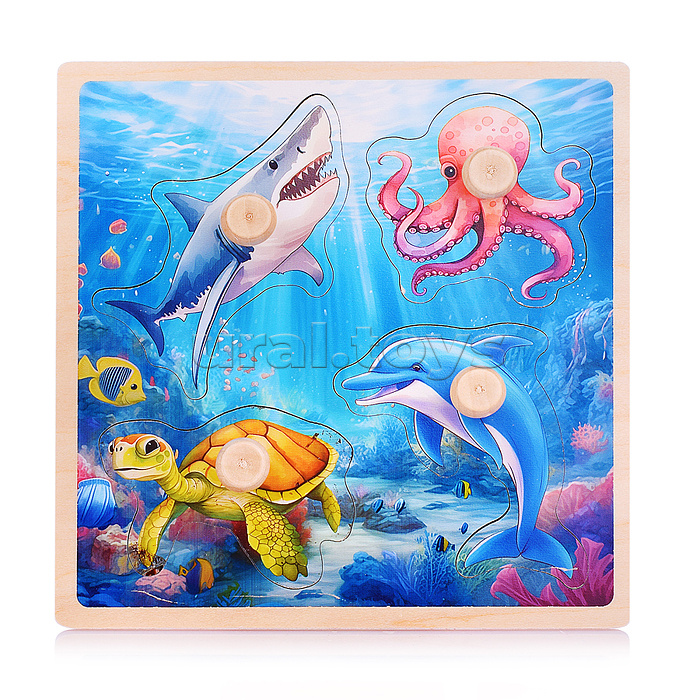 Пазл-вкладыш "Подводный мир"