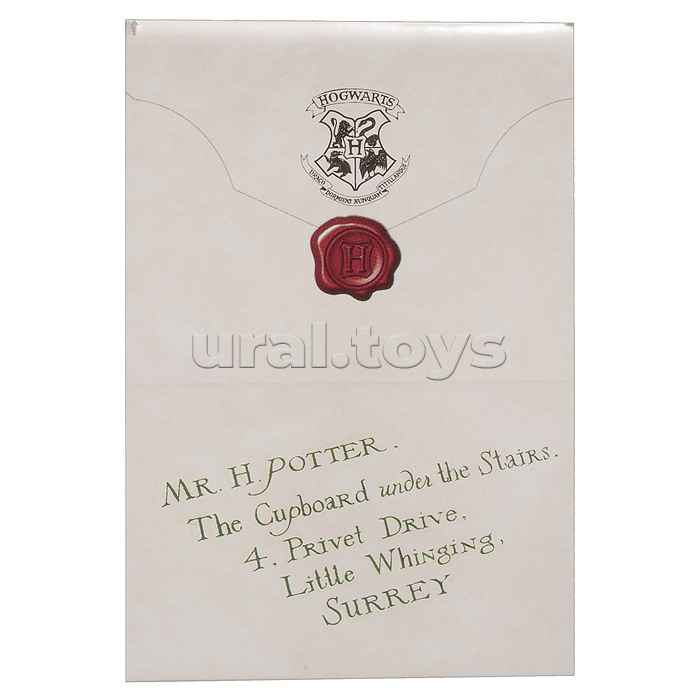 Блокнот А7 40л. "Гарри Поттер" 65х98 мм, клетка на скрепке, блок-офсет целлюлозный картон 200 гр/м2е