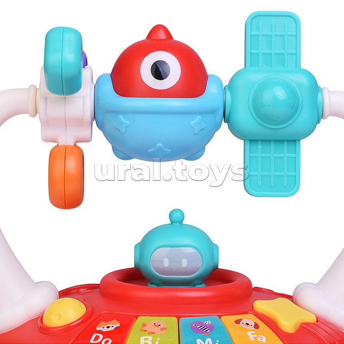 Игрушка музыкальная "Летающий корабль" свет, звук, в коробке