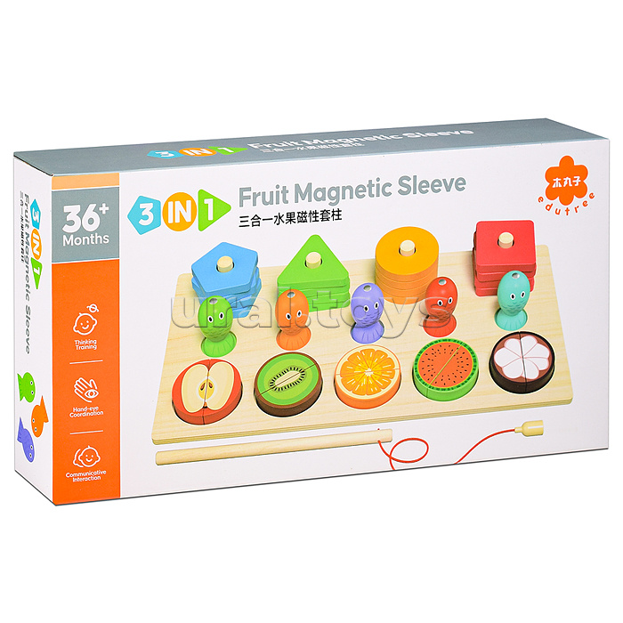 Игра развивающая "Фруктовая рыбалка"