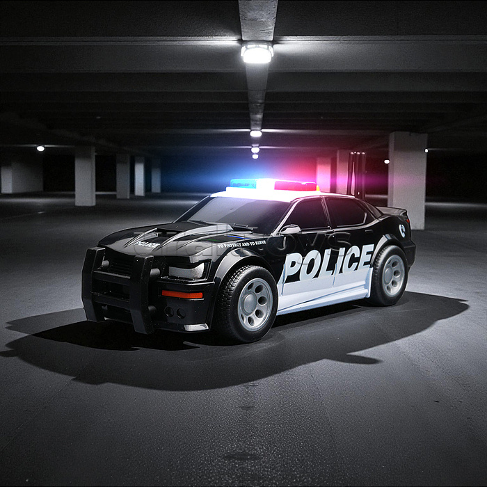 Машина "Патруль" 1:32 (свет, звук) в коробке