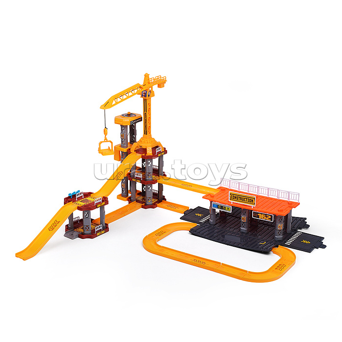 Парковка "Приключения на стройке" (125 предметов) в коробке