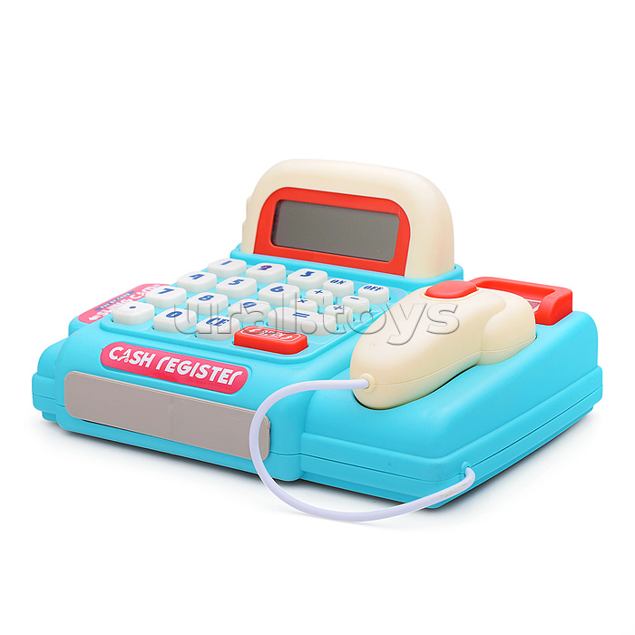 Касса "Играем в магазин" с корзиной, в коробке