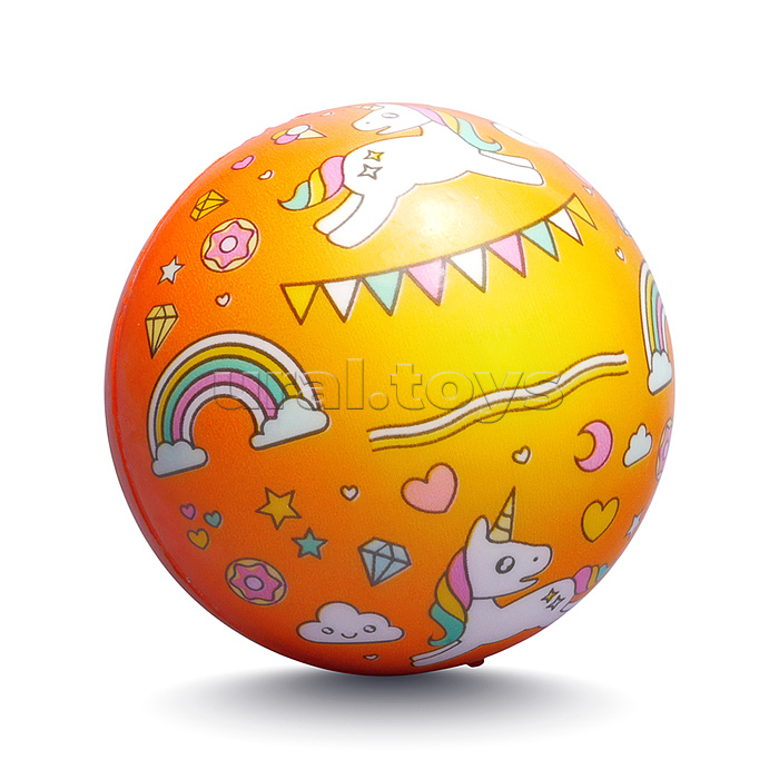 Мяч детский "Единорожка" PU (7см) в коробке