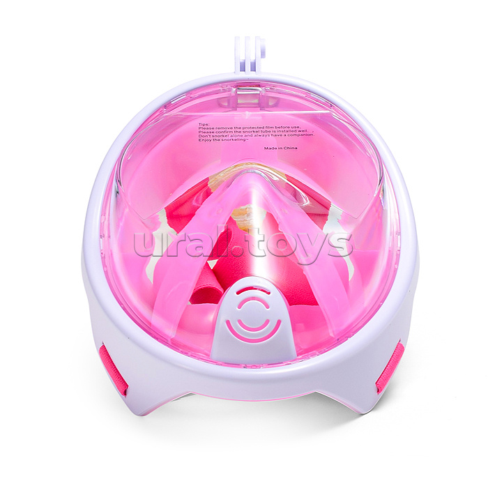 Маска для плавания и снорклинга с креплением для камеры