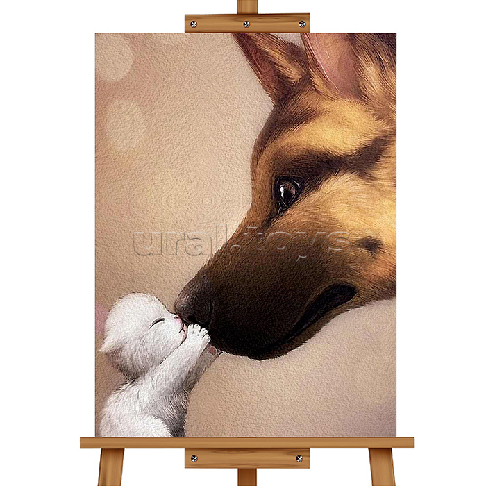 Набор для рисования "Картина по номерам 30х40 см. Милота"