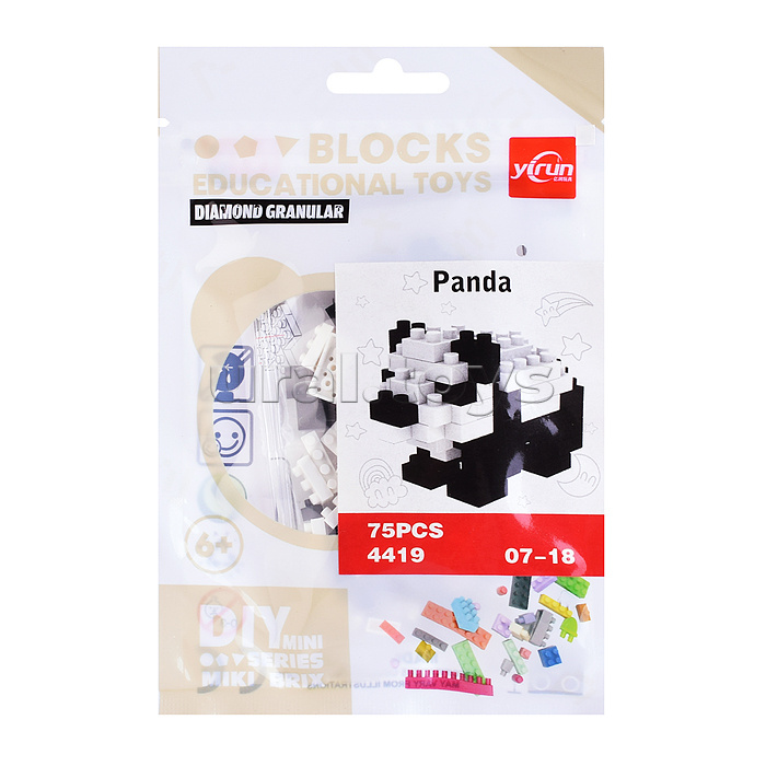 Конструктор "Животные" в ассортименте, в пакете