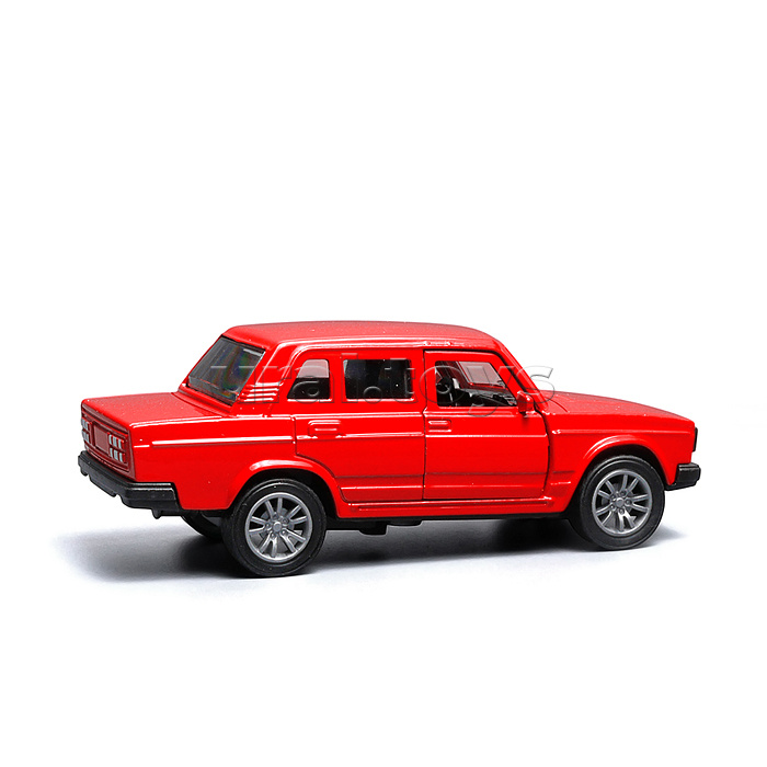 Красная инерционная машинка вид I die-cast , 1:32