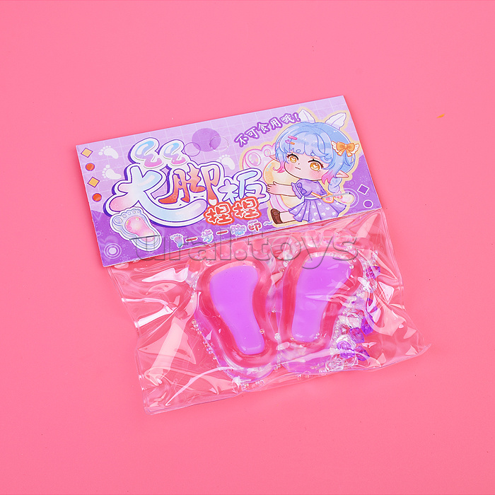 Игрушка - антистресс "Следы" в пакете