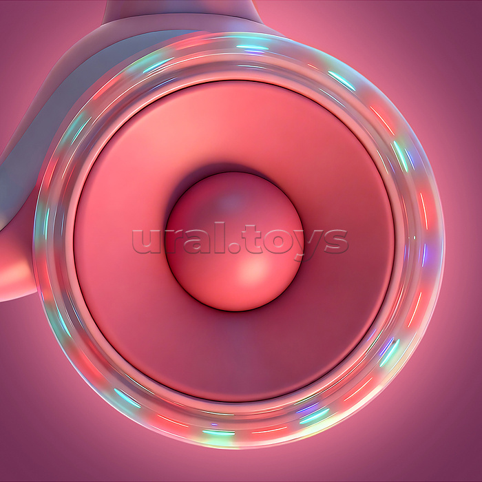 Самокат 3-х колесный ROCKET,колеса PU со светом, цвет розовый