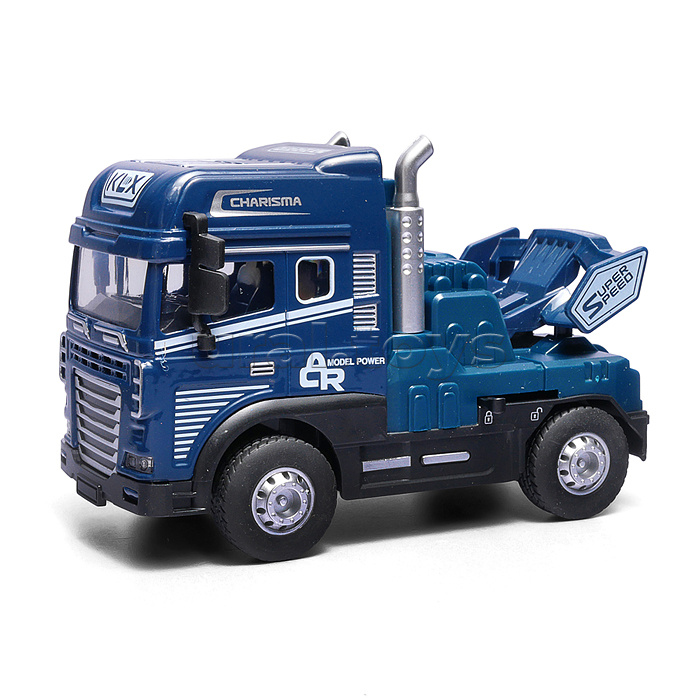 Машина "Трейлер" 1:24 (свет,звук) в коробке