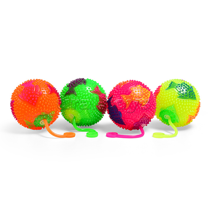 Игрушка-пищалка "Колючие рыбки" (7,5 см) в коробке