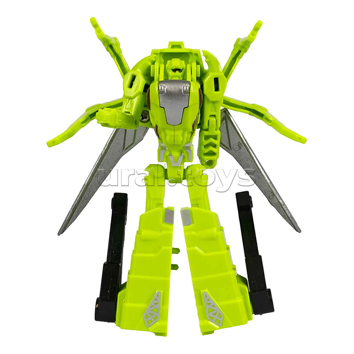 Трансформер 2в1 "Робот-кузнечик" цвет зелёный.18,5x13,5x6,8см