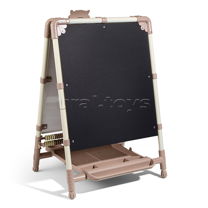 Мольберт «Доска знаний» двусторонний (бежевый-2)