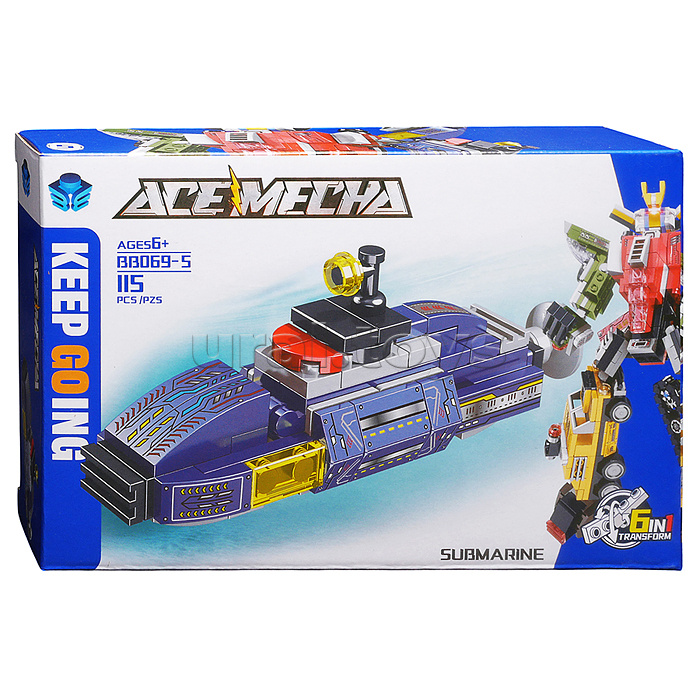 Конструктор "Команда спасателей" (696 дет.) в коробке