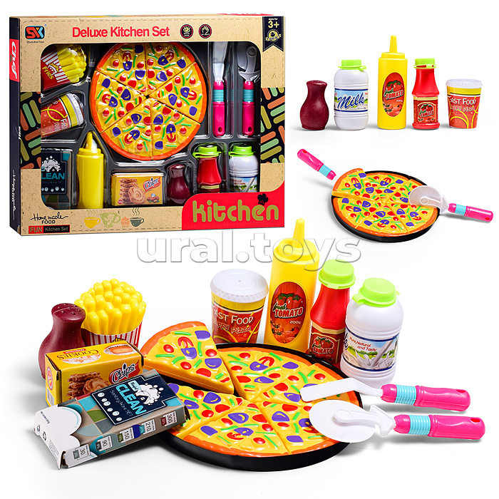 
Пицца игрушечная "Мини пиццерия" в коробке