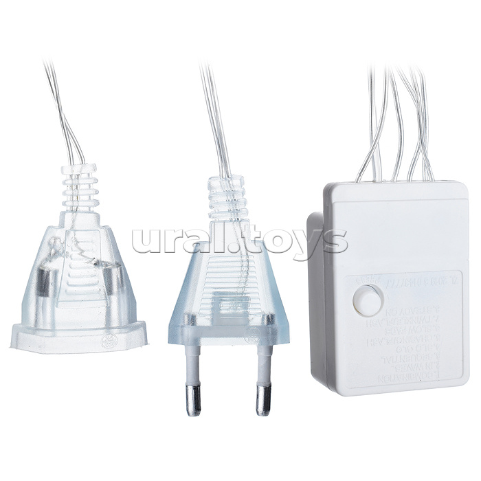 Электрогирлянда светодиодная Сетка, 3*2м, 192 лампы, цветная