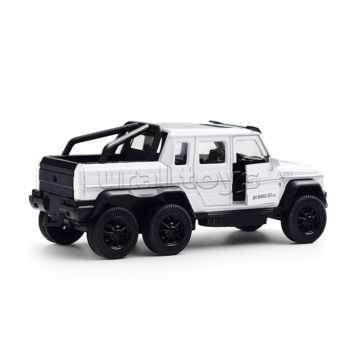 Машина металл свет-звук Mercedes-Benz G63 amg6х6 дв, инер., багаж. 14см 1:32