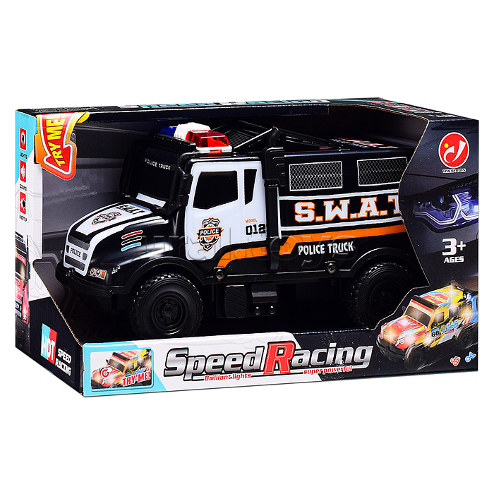 Машина "Перевозчик" 1:18, свет, звук, в коробке