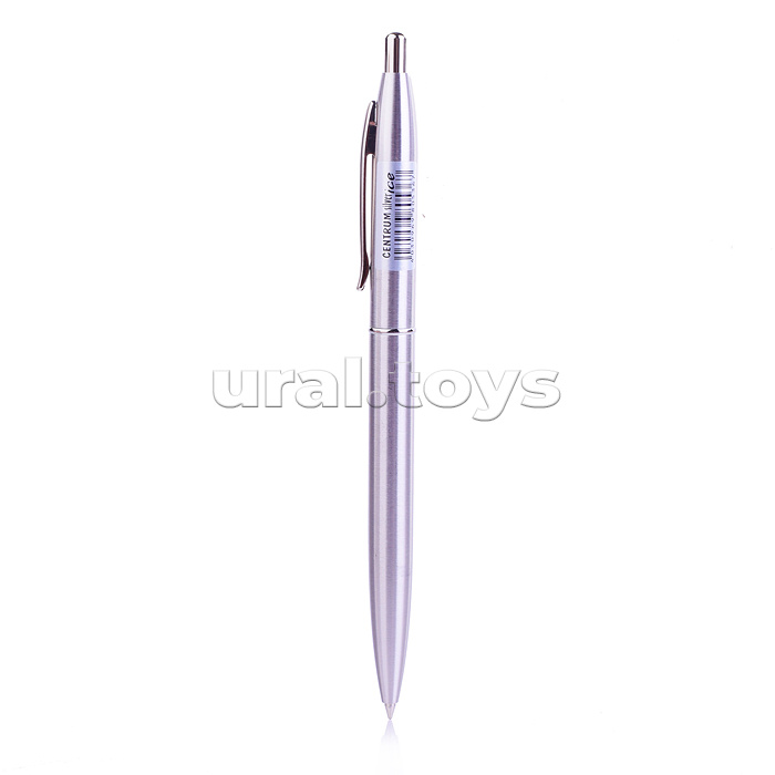 Ручка шариковая автоматическая SILVER ICE, металлический корпус, цвет чернил - синий, 0,7 мм, в дисплее