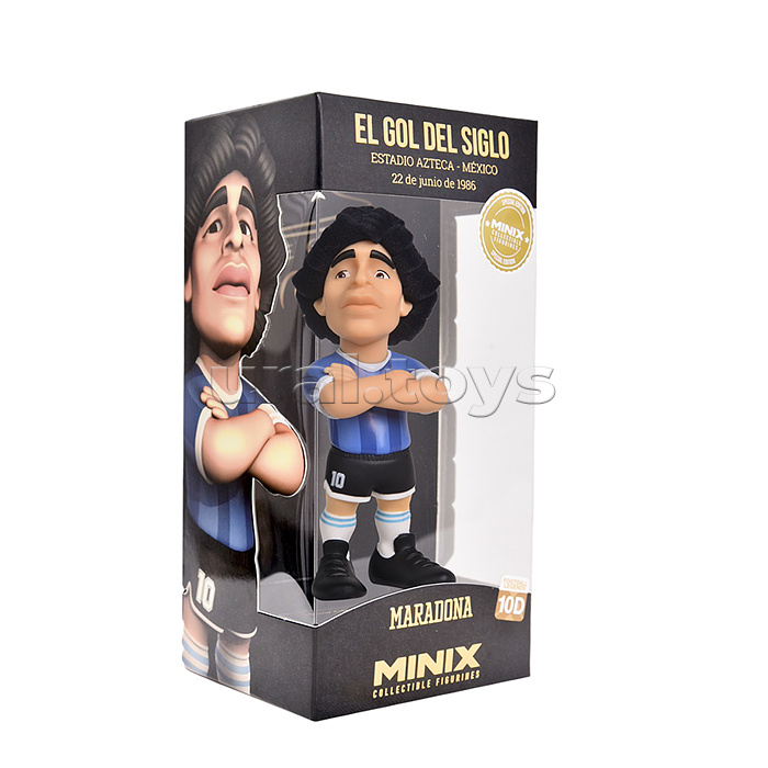 Коллекционная фигурка "Футболисты" - Диего Марадона Special Edition, 12 см