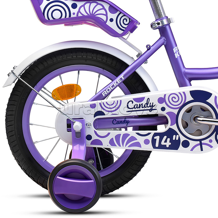Велосипед 14" Rocket Candy, цвет фиолетовый