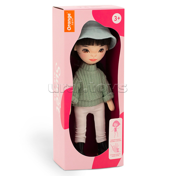 Кукла Lilu в зеленом свитере 32, серия: Весна Кукла Lilu в зеленом свитере 32, серия: Весна