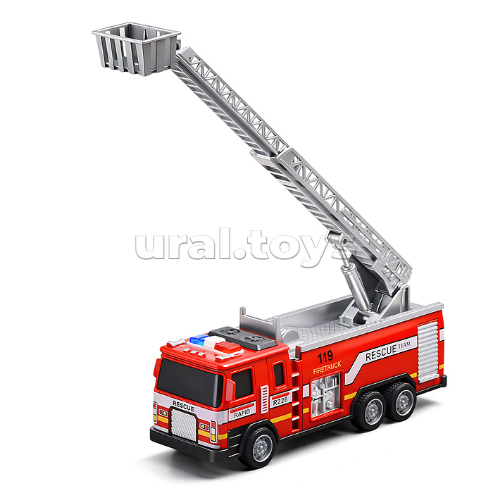 Набор машин "Спасательная техника" (инерционная) в коробке