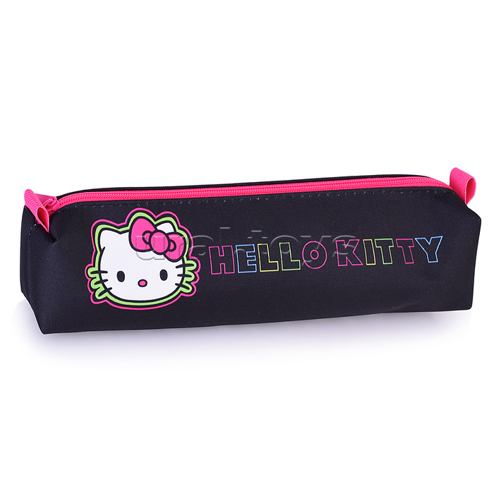 Пенал объемный "Hello Kitty Neon" Размер: 21*4,5*4,5 см. Изготовлен из полиэстера, 600 ден. Имеется одно основное отделение на молнии.